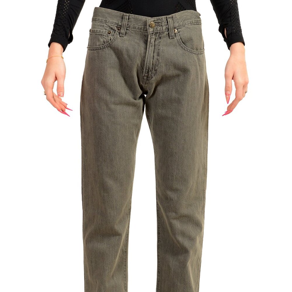 Spurr Women's Gray 5 Pocket Straight Leg Jeans US 30 IT 44